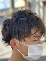 アヴニール アックス(Avenir axe)&nbsp;ツーブックマッシュ×甘めスパイラル