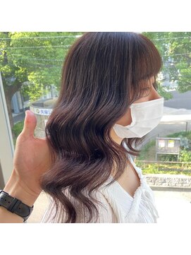 インク サカエ(inq sakae) デザインカット+艶カラー+上質トリートメント