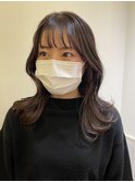 韓国風くびれミディアム×インナーカラー【町田/町田駅】
