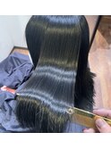 髪質改善ストレート