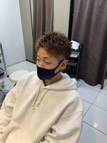 アイズ 海老名(AIZU) ツイストスパイラルパーマツイストパーマフェードカットメンズ