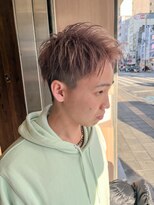 アヴァンス 天王寺店(AVANCE.) MEN'S HAIR メンズブリーチ×ミルクティベージュ