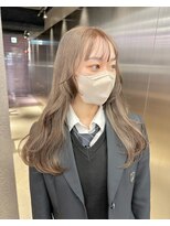 【kaho】ミルクティーグレージュ
