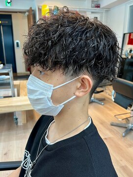 グッドタイムエフティフィフス 横浜西口(GoodTimes ft.fifth) ツイストスパイラルパーマ波巻きスパイラルパーマツーブロック