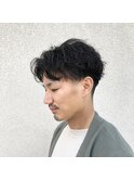 センターパート/スパイラルパーマ/ツイストスパイラルパーマ