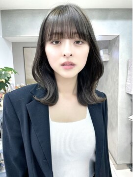 ヴェイン 渋谷(vain) くびれミディ/レイヤーカット/ミディアム/インナーカラー/渋谷