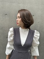 大人女性のひし形ボブ/【銀座/有楽町】30代40代50代