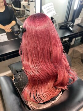 アンドバイモードケイズ (and by MODE K's) ダブルカラー/ピーチピンク