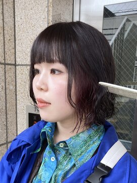 ゴーズゴー 吉祥寺(e)店(go s go) 透明感ベージュ/インナーカラー/ウェーブヘア