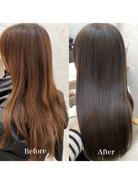 エクラートリアン 藤沢店(ECLART Lien) ダメージレス縮毛矯正&イルミナカラー