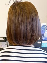 レポヘアー(Repos hair)&nbsp;20代30代40代髪質改善カラーオリーブアッシュナチュラルボブ