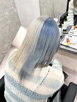 ファイブバイジエクト 堀江(FIVE by The Ect)&nbsp;ペールブルー×ホワイト　ツートンカラー