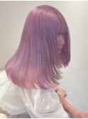 9767ラベンダーパープルベビーピンクレイヤーハイトーンカラー