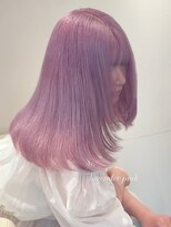 ベレーザ 渋谷(BELEZA)&nbsp;9767ラベンダーパープルベビーピンクレイヤーハイトーンカラー