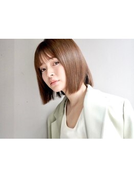 【ボリューム/白髪の悩みを解決！】カット＋カラー＋立体感を出す白髪カバーメッシュ￥11550