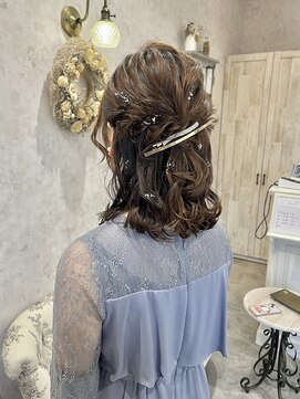 ディーヴァヘアーエズ(DIVA hair Eze) 【kotone】お呼ばれヘア＊ハーフアップ