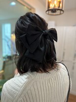 ラナバイモアナ 逗子 葉山(LANA by MOANA)&nbsp;大きなリボンをいかしたヘアアレンジ