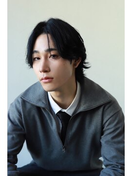 ソイクフ 四条大宮店(SOY-KUFU) 20代30代40代◎似合わせカットウルフカットブルーブラック