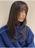 韓国風レイヤーカット ミディアムレイヤー