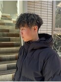 ツイストスパイラル/メンズカット/メンズパーマ/ダウンパーマ