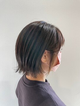 ルーチェココ ブラン(Lu'ce coco blanc) ニュアンス外ハネショート