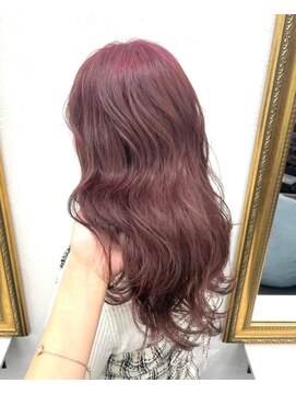 ミシェリー 新宿店(misherry) 暖色カラーピンクラベンダー透明感くすみピンク韓国風巻き