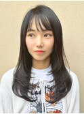 シャギーレイヤー/グレージュ/髪質改善トリートメント