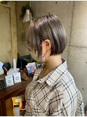 ショートボブ/Wカラー