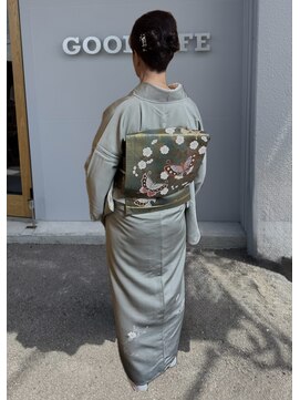 グッドライフヘアー(GOOD LIFE hair) 『夜会巻き風ヘアセット×訪問着着付け』