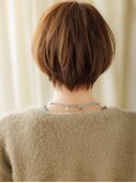 □アプリコットオレンジ丸みショートマッシュ710志木20代30代
