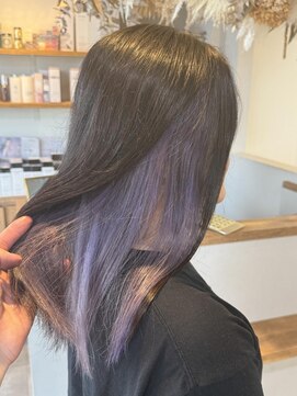 レオン(Re:ON) インナーカラー　パープル！