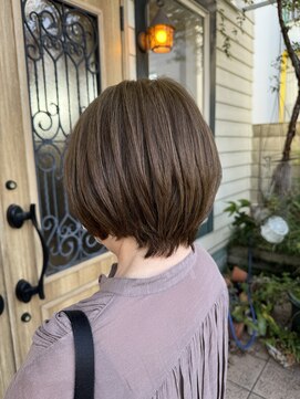 チョコレート(chocolate) 髪質改善大人可愛い20代30代40代50代ショートボブ