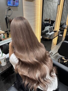 ラピス 大阪アメ村店(Lapis) 透明感ミルクティーブラウン