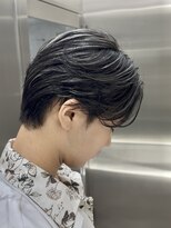 リベル(LIBER)&nbsp;メンズハイライト/ホワイトメッシュ/センターパート