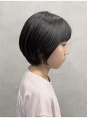 キッズカット/子供カット/女の子/小学生/七五三/黒髪235