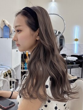 シェノン サントル(CHAINON CENTRE) 梅田/黒髪/クラゲヘアー/オリーブグレー/小顔/ココアベージュ