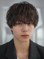 オーシャントーキョー 仙台(OCEAN TOKYO)&nbsp;韓国シャドウパーマ黒髪マッシュ