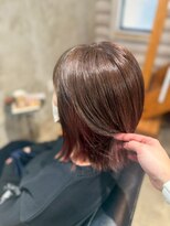 クレエ ヘアー デザイン(creer hair design)&nbsp;20代30代40代★うる艶大人かわいい前下がり外ハネボブ
