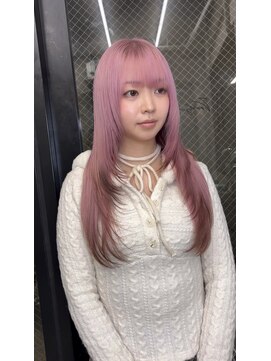 ヴァーディ オモテサンドウ(Vardy omotesando) ペールピンク・ピンクカラー・裾カラー