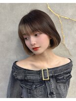 ロンドアヴァントゥス 池袋(Lond aventus) 韓国レイヤー/韓国風/ボブ/髪質改善/黒髪/ブリーチなし〔池袋〕