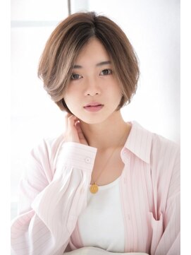 ソラ 鶴見店(sola) 【鶴見】ショートボブ　ハイライト/髪質改善