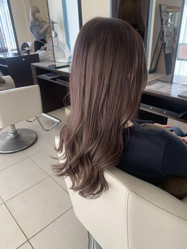 ウィーブリスタ(Weve Rista) 着物ヘア/大人ガーリー/ダークアッシュ/似合わせカット/富里