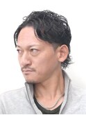 クラシックセンターパート×ラフカール｜大人ショート