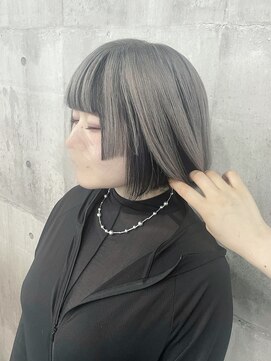 ルミナホワイト(Lumina White) グレー×ブラック  アウターカラー