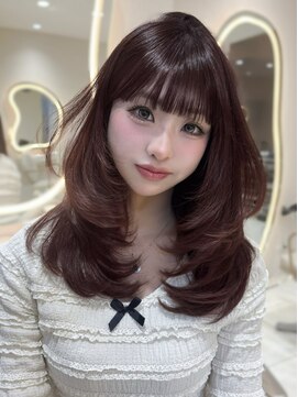 サイン 渋谷(SIGN) お洒落なレイヤーカットハッシュカットレイヤーボブ韓国ボブ渋谷