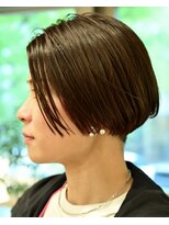 ステム(stem)&nbsp;大人のリップラインショートボブ&インナーカラー