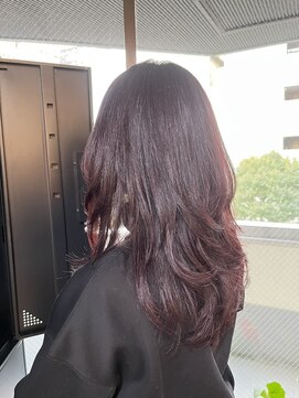 ヘアーアートシフォン 池袋西口店(Hair art chiffon) ミルクブラウン/ダークパープル/髪質改善/白髪染め/縮毛矯正池袋
