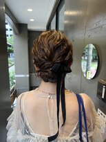 プランツヘアー 高宮店(Plants hair)&nbsp;リボン×ゆるふわアップスタイル