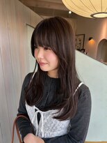 ルトワフクロマチ(Lutowa Fukuromachi) ダークパープル/ナチュラルショート/ミルクブラウン/夏/広島袋町