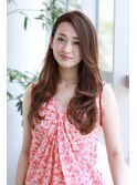 大人可愛いハイライトウェーブ